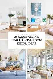 Coastal style by ashley furniture homestore if you pine for a bungalow by the ocean—or at least, the look and feel of one—then coastal style probably speaks to you. 25 Coastal And Beach Living Room Decor Ideas Shelterness