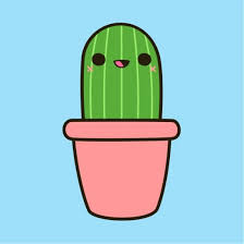 Cute Cactus Holly Cactus Cartoon Cactus Drawing Kawaii Doodles