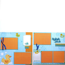 0.00 $1.49 add to my kits embellishment : Baby Bath 2 Scrapbook Pages Premade Buy Online In Andorra At Andorra Desertcart Com Productid 43897451
