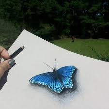 Drawing butterflies can be kind of tricky because you need to repeat the draw lightly with pencil first on a sheet of drawing paper. 22 3d Pencil Drawings Art Ideas Sketch Design Trends Premium Psd Vector Downloads