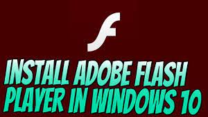 How To Install Adobe Flash Player In Windows 10 Tutorial Install Flash Player To All Web Browsers Youtube