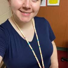 Buy Rainbow Silicone + Wood Lanyard, Teacher Lanyard, Badge Necklace, Fun  Lanyard, Wood Bead Lanyard Online in India