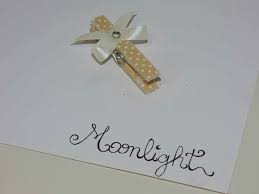 Segnaposto battesimo fai dz te con mollette de : Molletta Decorata Moonlight Comunione Matrimonio Battesimo Faidate Segnaposto Bomboniere Wedding Bomboniere Segnaposto Decorazioni