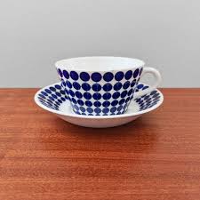 Vintage Gustavsberg Adam Tea Cup with Saucer