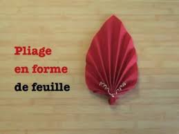 Pliage du rond de serviette. Pliage De Serviette En Feuille En Fleur Video Dailymotion