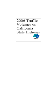 2006 Traffic Volumes on California State Highways