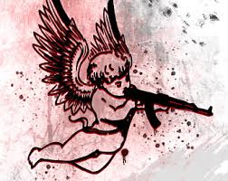Gun with laser aesthetic pfp. Angel With Gun Etsy