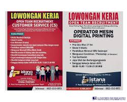 We did not find results for: Lowongan Kerja Istana Printing Tegal Februari 2019