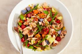 Salmon And Potato Salad Salmon Salad Recipes Dinner Salmon Salad