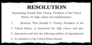 All it means is that there is enough if an officer is impeached, they then stand trial in the u.s. Impeachment Briefing Democrats Announce Articles Of Impeachment The New York Times