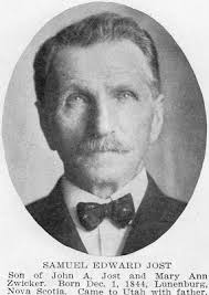 Stagge-Parker Histories: SAMUEL EDWARD JOST 1844-1922