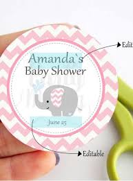 36 sweet baby shower gift ideas any expectant momma would love. Pink Elephant Printable Baby Shower Gift Tag E065 Partymazing