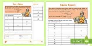 Square roots in the real world. Square Numbers Board Game Beyond Secondary Teacher Made