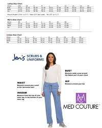 8705 med couture scrubs signature pant