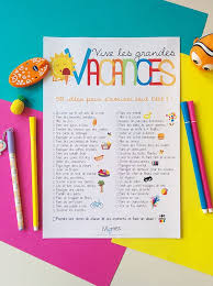 Poster 50 Idees D Activites Pour L Ete Activite Enfant 3 Ans Jeux A Imprimer Idee Activite