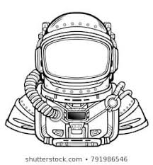 Animation Astronaut In A Space Suit Vector Illustration Isolated On A White Background Place For The T Astronaut Drawing Astronaut Illustration Astronaut Art