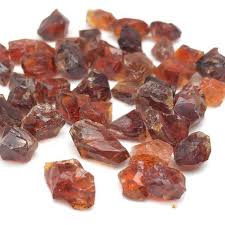 Natural Raw Garnet Beautiful Orange Red Garnet Rough Healing Crystal Powerful Crystal Raw Natural Gemstones January Birthstone In 2020 Red Orange Orange Gemstone Crystals And Gemstones
