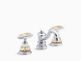 Showroom quality · 60,000+ products in stock · exclusive designs K 258 Br Antique Briar Rose Ceramic Handle Insets And Skirts For Bathroom Sink Faucets Kohler