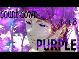 The color of grimace, barney, dino the dinosaur, waluigi, and spyro the dragon. Top 13 Hottest Purple Haired Anime Guys Youtube