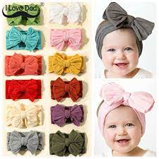 3pcs Set Cute Baby Headband Bows Baby Girl Headbands Elastic Baby Hair Band Soft Turban Hair Accessories Shopee Brasil