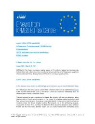 Section 127 income tax act malaysia. E News From Kpmg S Eu Tax Centre Kpmg Global