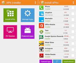 Open sai and tap on the install apks icon on the bottom. App Advanced Apk Installer Manager Backup Free Ad Free Apk Pc Xda Forums