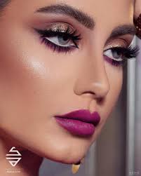 يا ربي ع الجمااااااااااااااال شرايكم shaima alqasimi makeup lady rebecca8 mem bridal eye makeup elegant makeup eye makeup