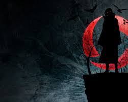 Naruto Uchiha Itachi Sharingan Figure Night Red Moon Birds Dreampirates In 2020 Sharingan Wallpapers Itachi Uchiha Wallpaper Naruto Shippuden