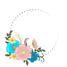 Download Floral Frame With Colorful Flower For Free Floral Border Design Flower Logo Design Floral