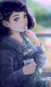 ร ปภาพ art drawing and art girl art girl girly art anime art girl