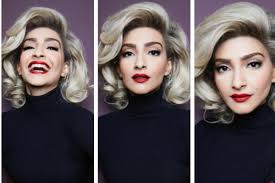 The actress kept her hair in loose waves, bringing the whole look together with ease. Sonam Kapoor Steps Into The Shoes Of Marilyn Monroe And Looks Oh So Pretty See Pics