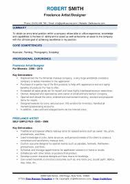 The most important criteria for me is that you adjust you. Freelance Artist Resume Samples Qwikresume