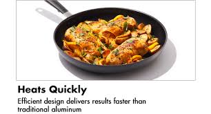 It is freezer, microwave, and oven safe. Amazon Com Oxo Good Grips Nonstick Black Frying Pan 12 Kitchen Dining