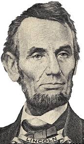 Président Lincoln Visage Sculpté Sur Mont Rushmore Black Hills Keystone Sd  Usa Image stock