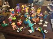 Assortment Of Small Plastic Figures Cartoons Characters Toys (27 ...