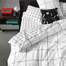 Black And White Grid Comforter Set Twin Pin On Room Inspiration