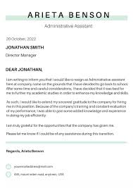 Resignation Letter Template