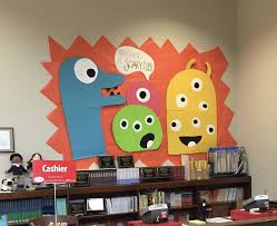 Monster Reading Bulletin Board Monster Book Fair Monster Book Of Monsters Home Decor Decals Book Fair