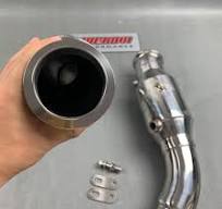 Exhaust Downpipe For Alfa Romeo Giulia 2.9T with fake ...