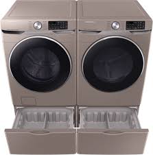 Of the compact washer and dryer sets we considered, our pick has all the important features we like at a more affordable price. Samsung Sawadrec63001 Side By Side Washer Dryer Set With Front Load Washer And Electric Dryer In Champagne