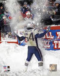 Tedy Bruschi Snow Game Dec 7 2003 New England Patriots Licensed 8x10 Photo From 6 99 Tedy Bruschi New England Patriots Football New England Patriots