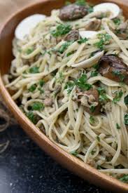 Smoked Oysters, Clams, and Cockles Linguine