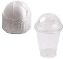 Amazon.com: Plastic Disposable Dome Lids for Standard Sized ...