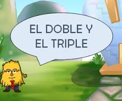 Resultado de imagen de doble y triple