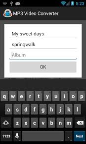 Click start button to begin converting process. Download Mp3 Video Converter For Android 4 1 2