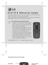 Manual (LG GS155) | PDF