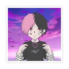 Anime Lil Peep Sticker By Justjosh909 In 2021