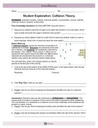 These books contain exercises and tutorials to improve your practical skills, at all levels! Student Exploration Collision Theory Worksheet Answers Promotiontablecovers