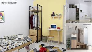 Berikan wallpaper pada dinding kamar tidur anda. 6 Ide Desain Lemari Keren Untuk Kamar Tidur Ukuran Kecil Homeshabby Com Design Home Plans Home Decorating And Interior Design