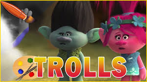 All free coloring pages online at here. Trolls Movie 2016 Kids Coloring Book Coloring Pages For Children With Branch Poppy Cloud Guy Youtube
